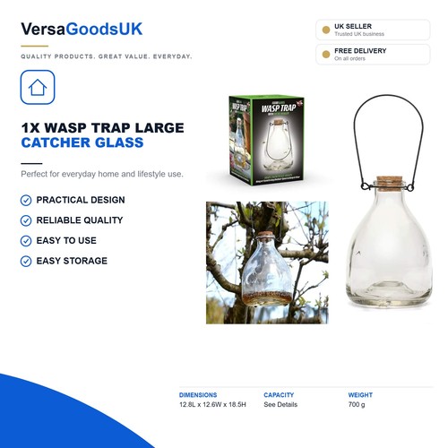 Wasp trap large catcher - 1x,