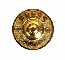 Press letters solid brass old - press,