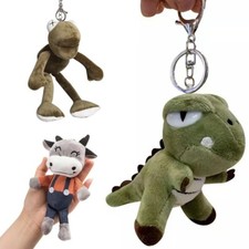 4 Pcs Keyrings Soft Plush