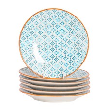 Hand-Printed Side Plates -