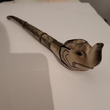 Vintage Ceramic Pipe Old Bag Pipe Ceramic Elephant Long...
