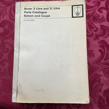 Rover 3 Litre Workshop Manual