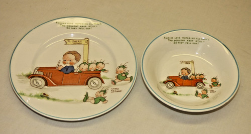 Vintage shelley child plate - child,