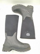 Wellington Boots Size 7 Crane Black Neoprene Knee High Yard Mucker Aldi