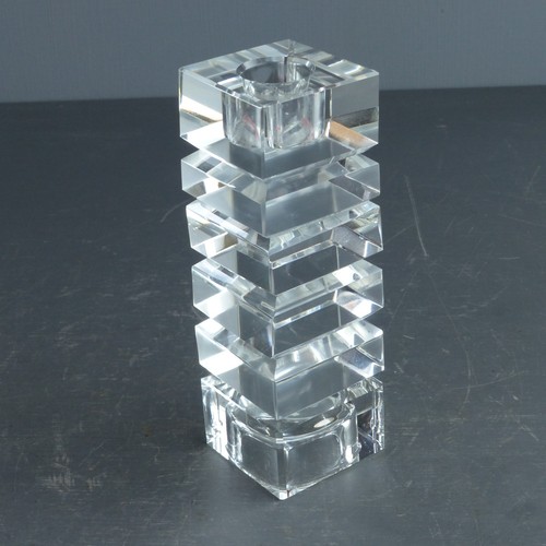 Geometric square block crystal - square,