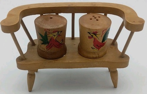 Vintage wooden bench salt - vintage,