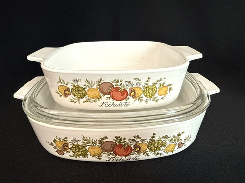 Vtg corning ware echalote - ware, l’echalote