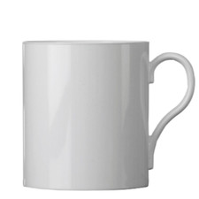 Drinkwize White Reusable Mug. Unbreakable Polycarbonate Plastic. Capacity 340ml.