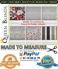 Patterned Roller Blind Made to