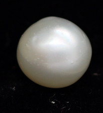 Round Shape 6 mm No Nucleus Natural Basra Saltwater Pearl Loose Gemstone 1.34 Ct