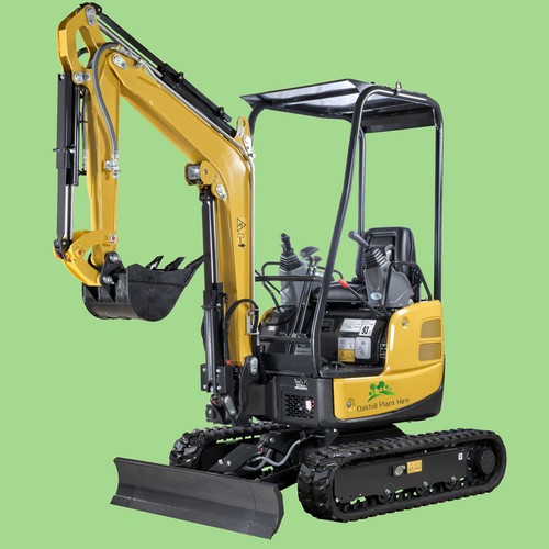 Ton digger excavator hire - 1.5,