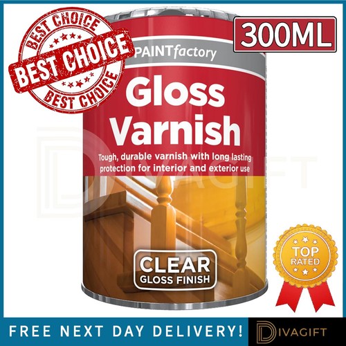 Clear gloss finish - clear, tin