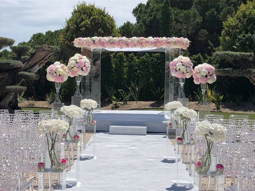 Perspex wedding mandap chuppah