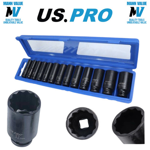 Pro 13pc dr - 12, sided