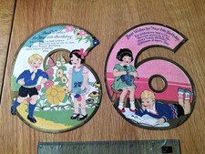 2x 1930s Vintage Birthday