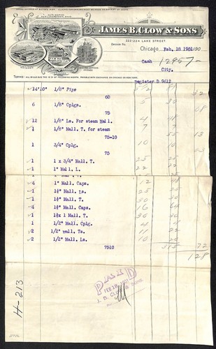 1901 james clow sons - james, &