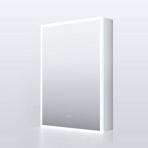 Led bathroom mirror cabinet - bathroom,
