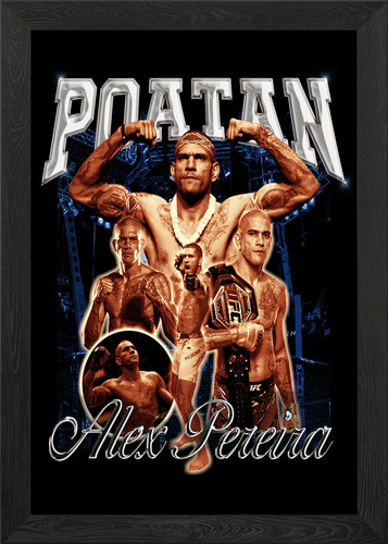Alex pereira ufc poster framed - alex,
