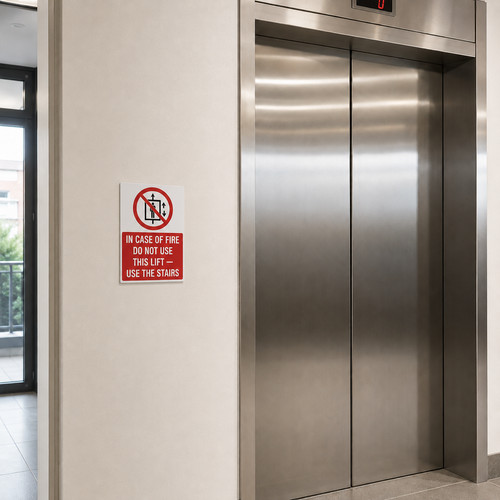 Pack lift safety signs - |,