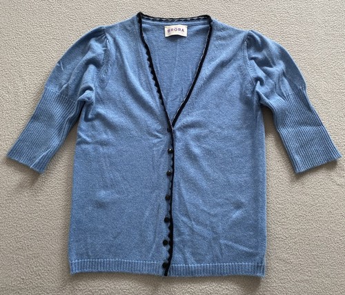 Brora cardigan blue 100 - 10,