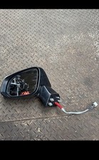 Toyota RAV4 MK5 XA50 Power Fold Wing Mirror Driver Right Side OS BLACK 2019-2024