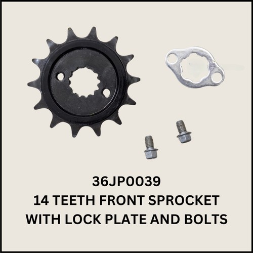 Teeth front sprocket with - 14,