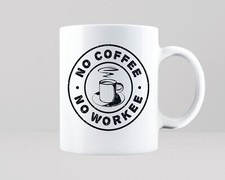 Work Coffee Funny Mug Gift Joke Gag Office Manager Kitchen Lazy Employee Tea Cup