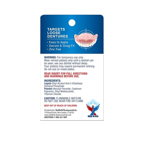 Denture reliner for upper - reliner,