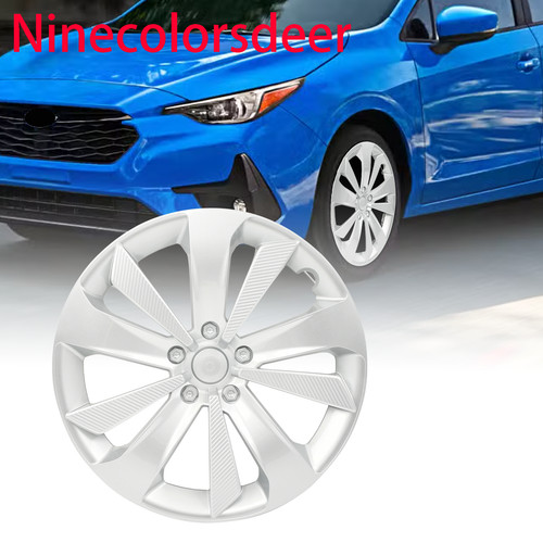 Silver hub cap - wheel, cover