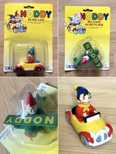 Ertl Noddy/Car~Big Ears/Plane 1990 New~Noddy & Car Soft Toy~Vintage