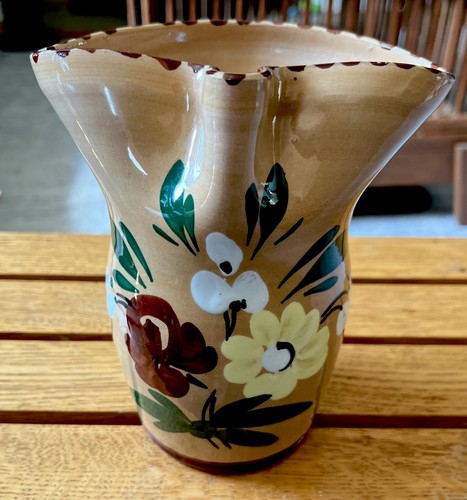 Hand painted floral - floral, ceramic