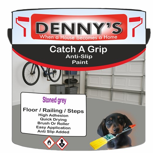 Anti slip floor paint catch - anti,