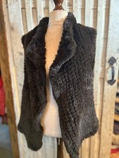 Chocolate brown faux fur