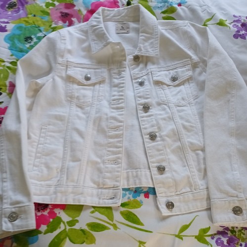 Denim jacket size whitetu - size,