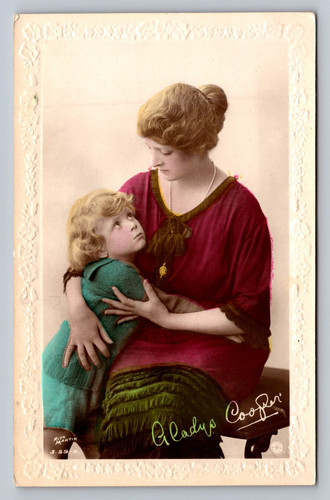 Postcard edwardian actress - -,