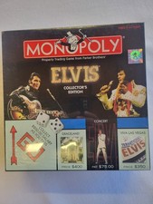 Monopoly Elvis Presley Collectors Edition Parker Brothers Game 2003 Collectables