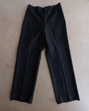 Vintage 1940s Black Gabardine