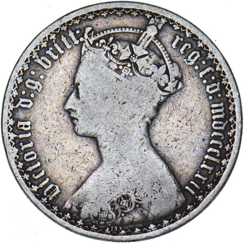 1872 gothic florin victoria - gothic,