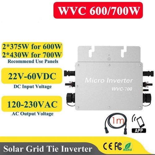 Wvc 600w 700w mppt solar - 600w,