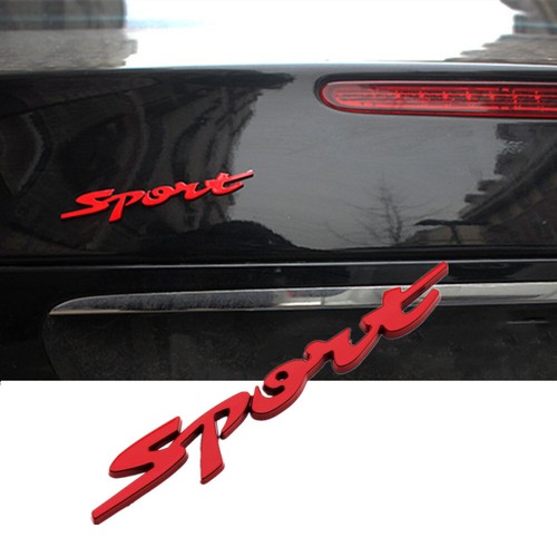 Sport logo red metal - logo,