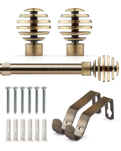 Extendable curtain poles - extendable, with