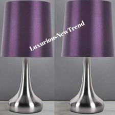 2x Satin Purple Shade Chrome