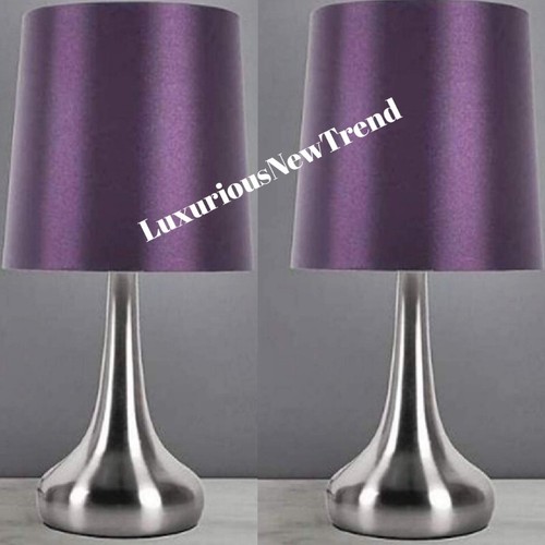 Satin purple shade - purple, chrome