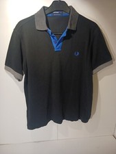 Fred Perry Nevy Blue Polo Shirt Cotton  Large Child
