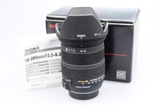 Sigma 18-200mm F/3.5-6.3 DC OS Nikon Fit + Original Hood, Box, Papers - See Desc