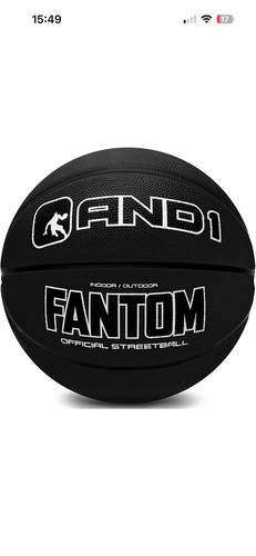 And1 fantom basketball black - and1, basketball.