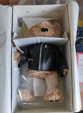 Ashton Drake Galleries Teddy Bear Archie Born To Ride Ride To Live Ltd Ed. 999