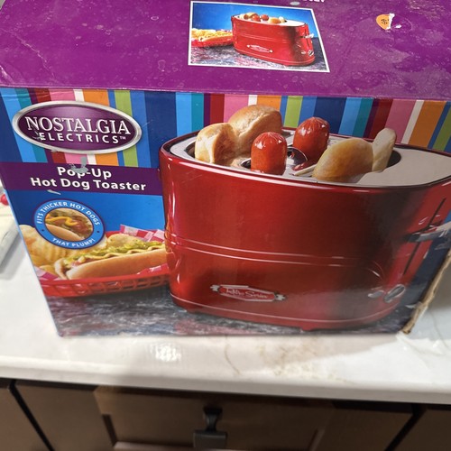Retro red pop hot dog - retro, 2