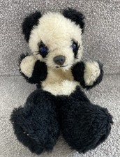 Small Vintage Old Plush Panda Teddy Bear Soft Toy Needs TLC