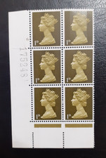 Pre-Decimal 1d Machin SG724 Cylinder 6 No Dot U/M